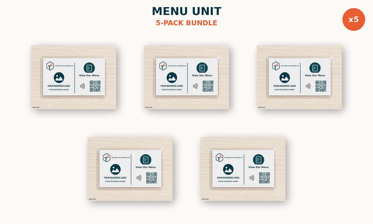 Menu Unit-5er Pack