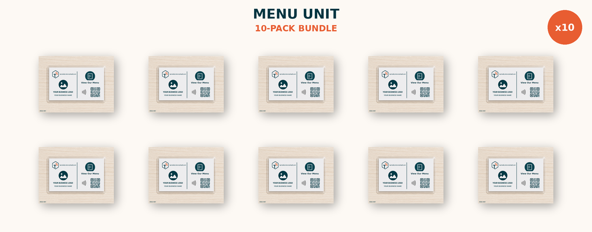 Menu Unit -10er Pack